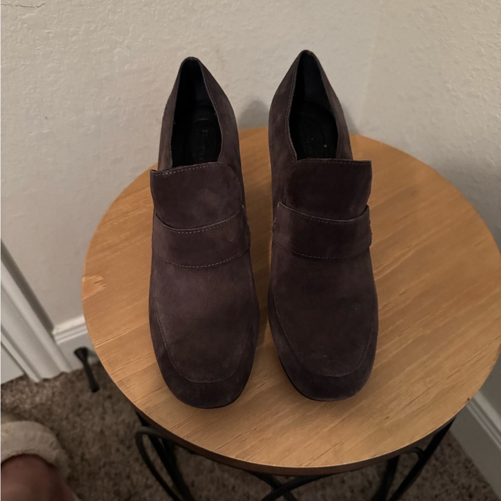 Born Women's Dark Brown Suede Shoes